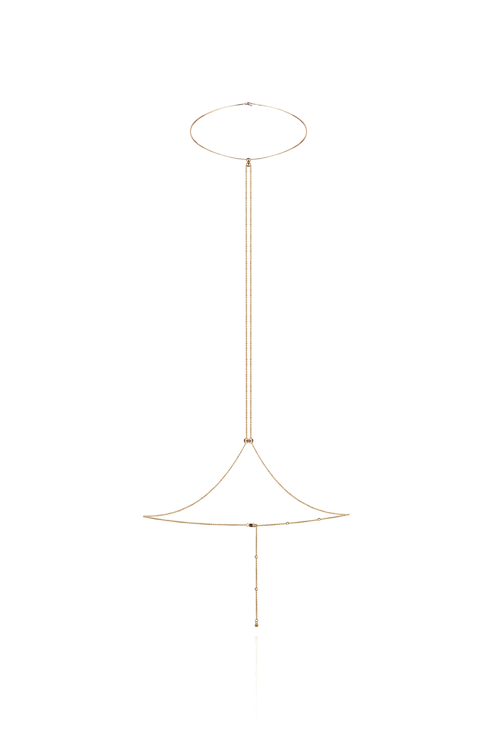 LUZ 3-IN-1 BODY CHAIN IN STERLING SILVER