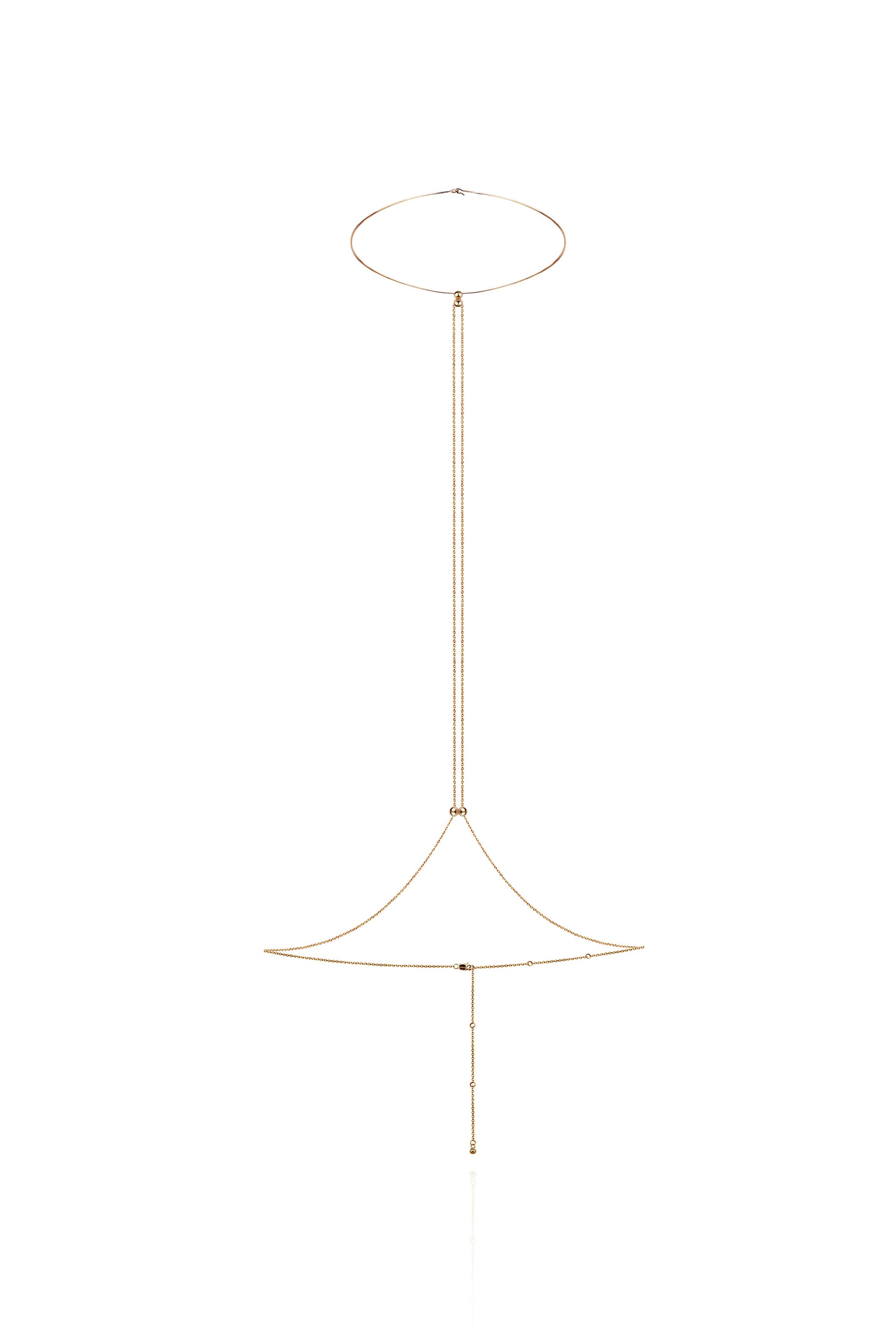 LUZ 3-IN-1 BODY CHAIN IN STERLING SILVER