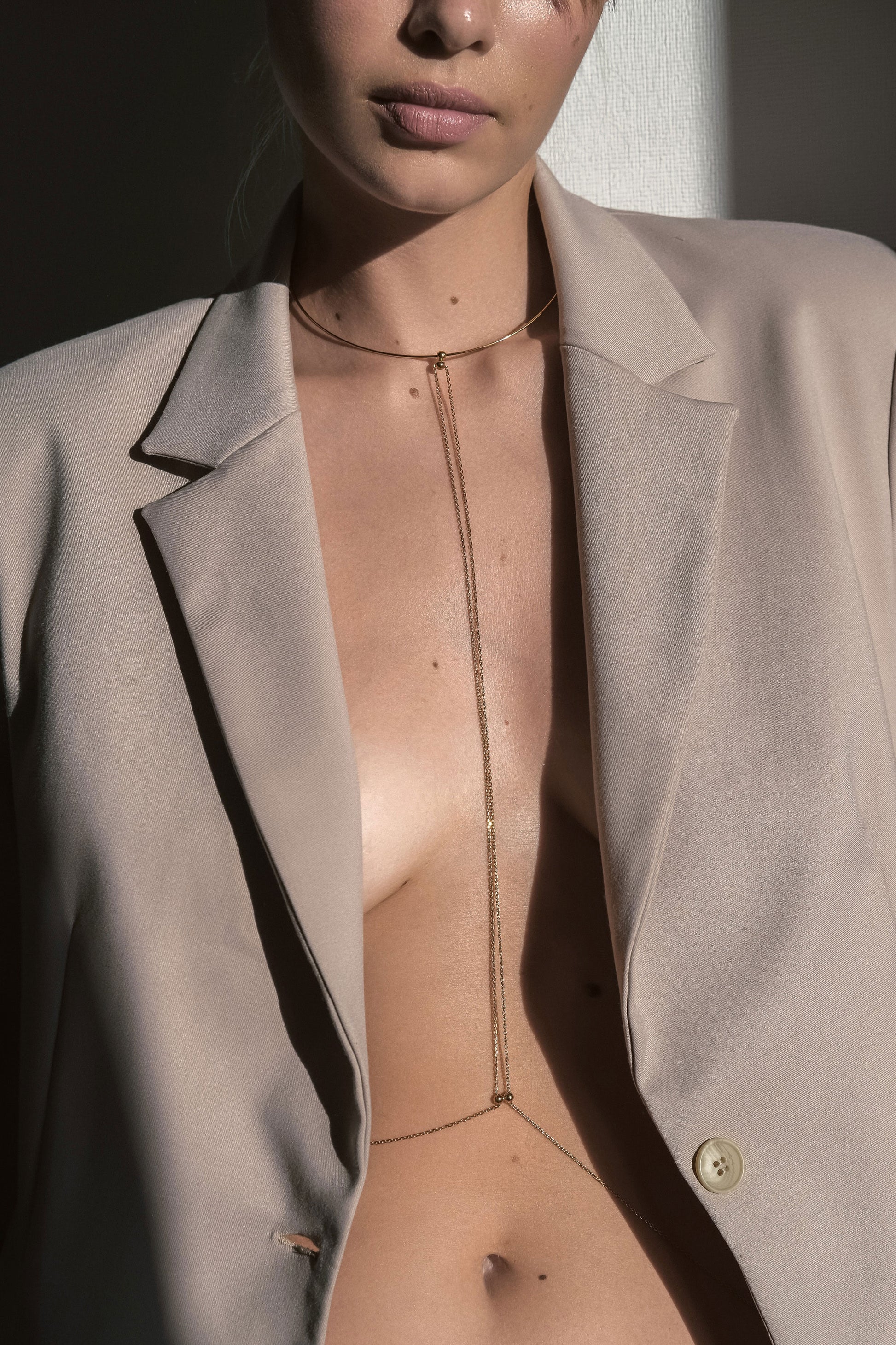 LUZ 3-IN-1 BODY CHAIN IN STERLING SILVER