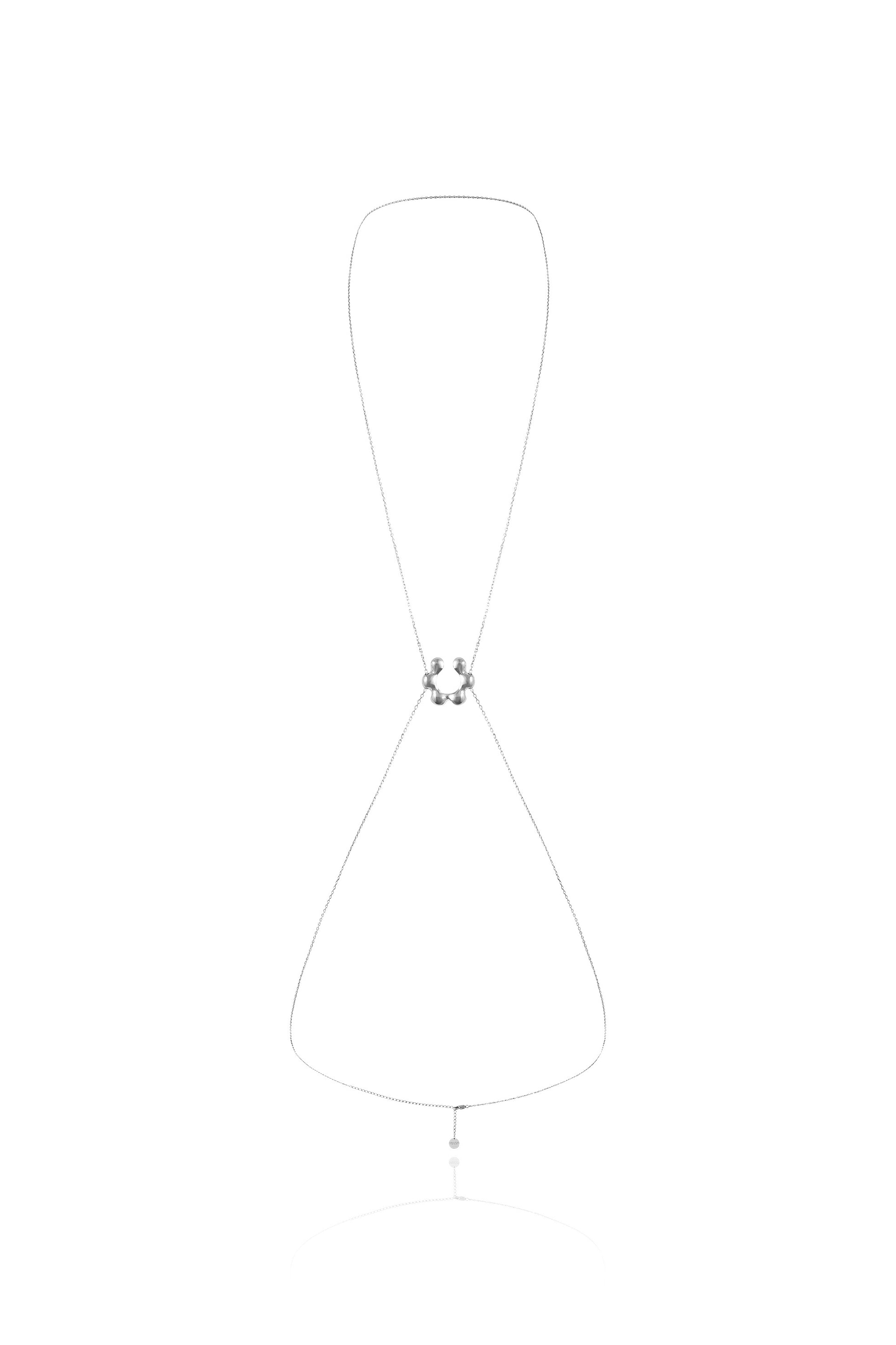 MALVA 5-IN-1 BODY CHAIN IN STERLING SILVER