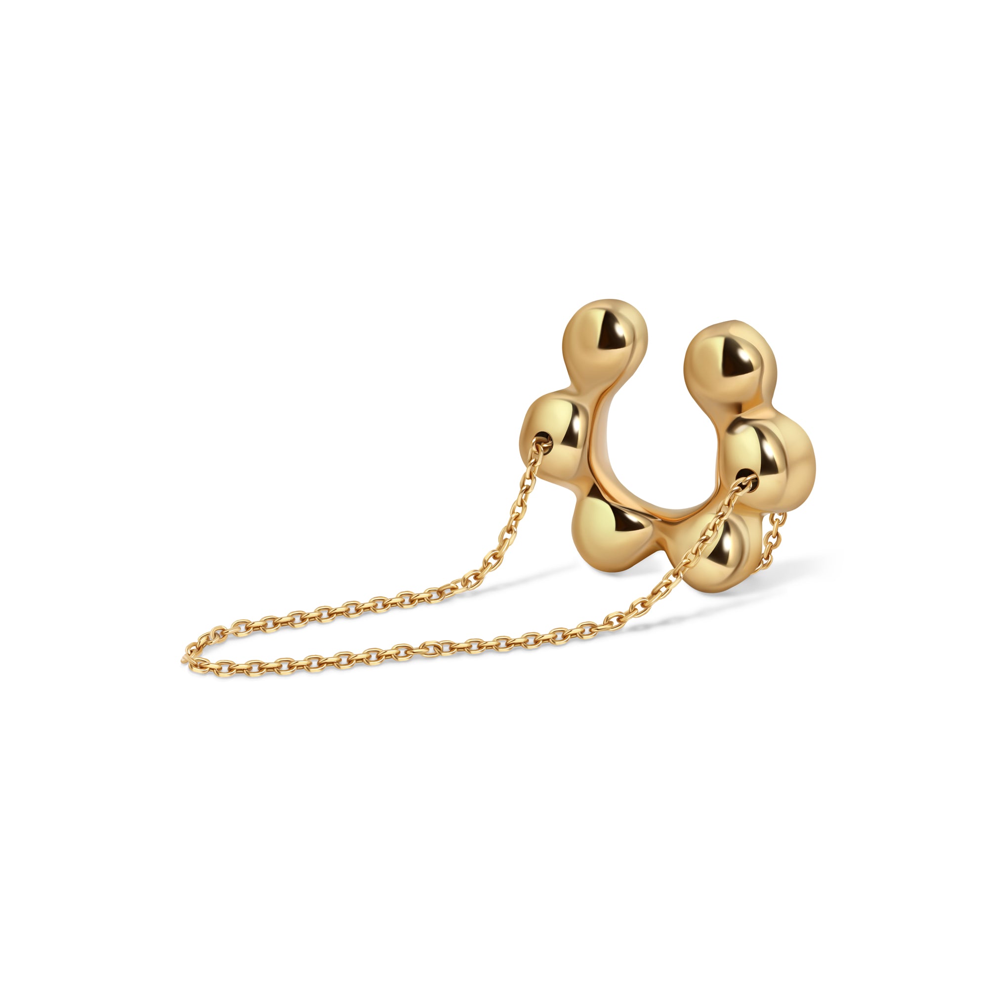 MALVA 3-IN-1 CUFF-RING IN 14K GOLD