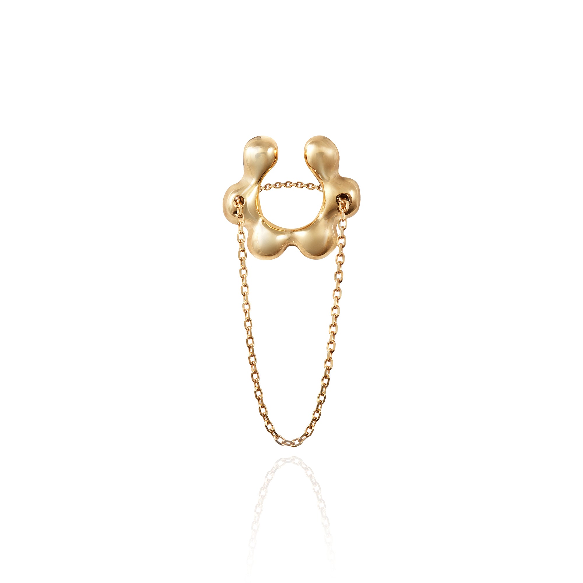 MALVA 3-IN-1 CUFF-RING IN STERLING SILVER
