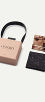 Orxata jewelry box with Malva cuff-ring