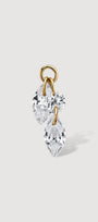 The marquise-cut cubic zirconia pendant