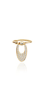 NIMBO OVAL 2-IN-1 RING IN STERLING SILVER