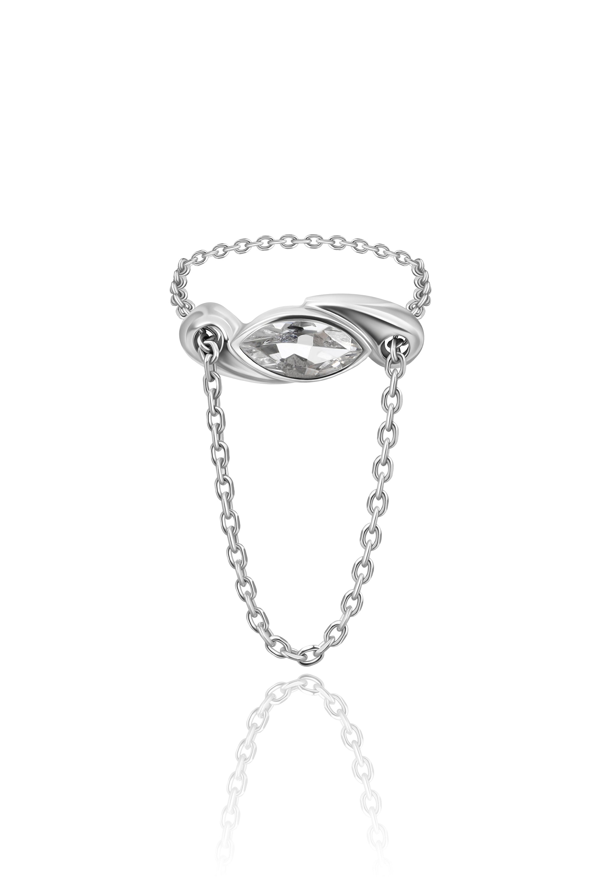 OJO 2-IN-1 RING IN STERLING SILVER