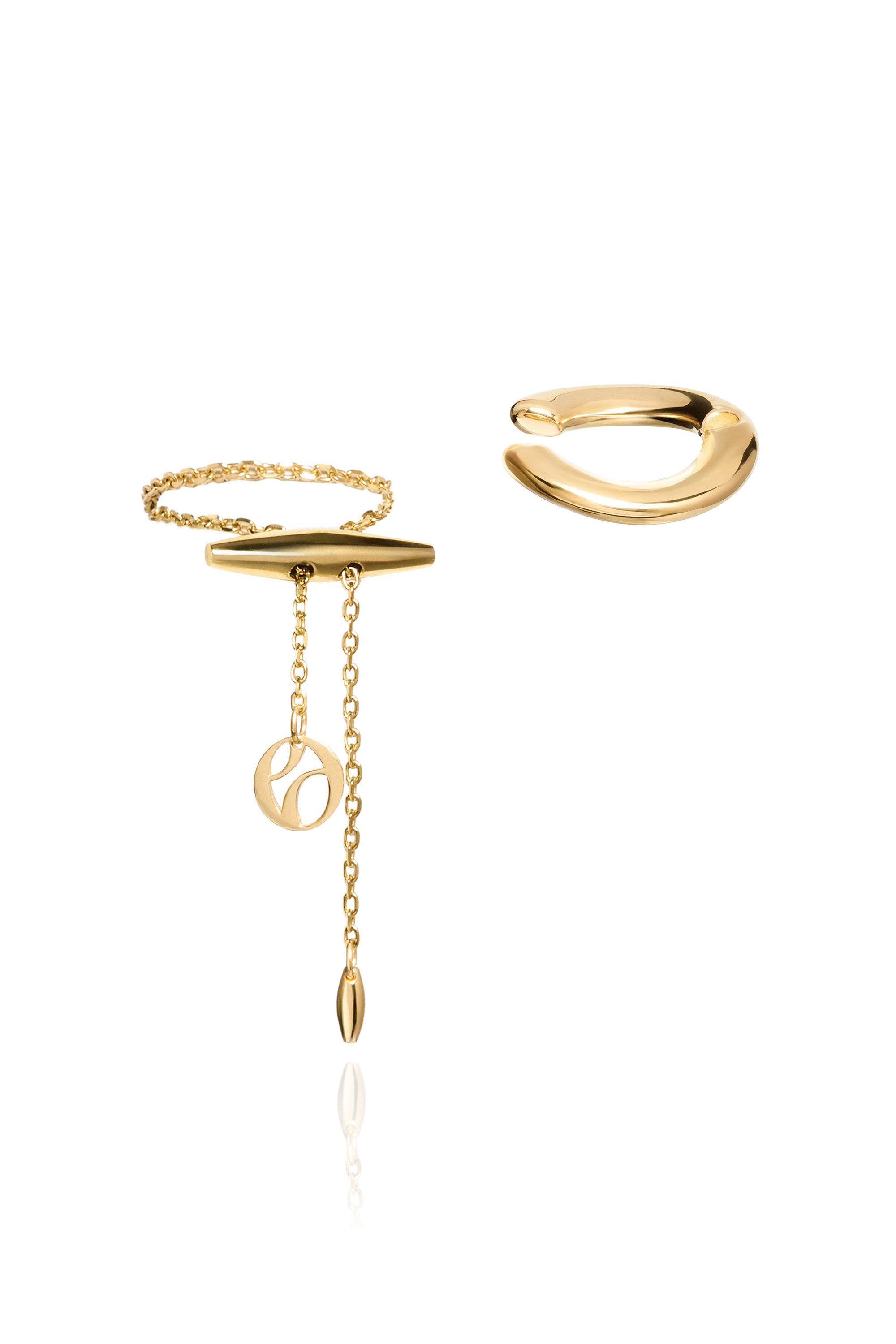 OLA 5-IN-1 CUFF-RING IN STERLING SILVER