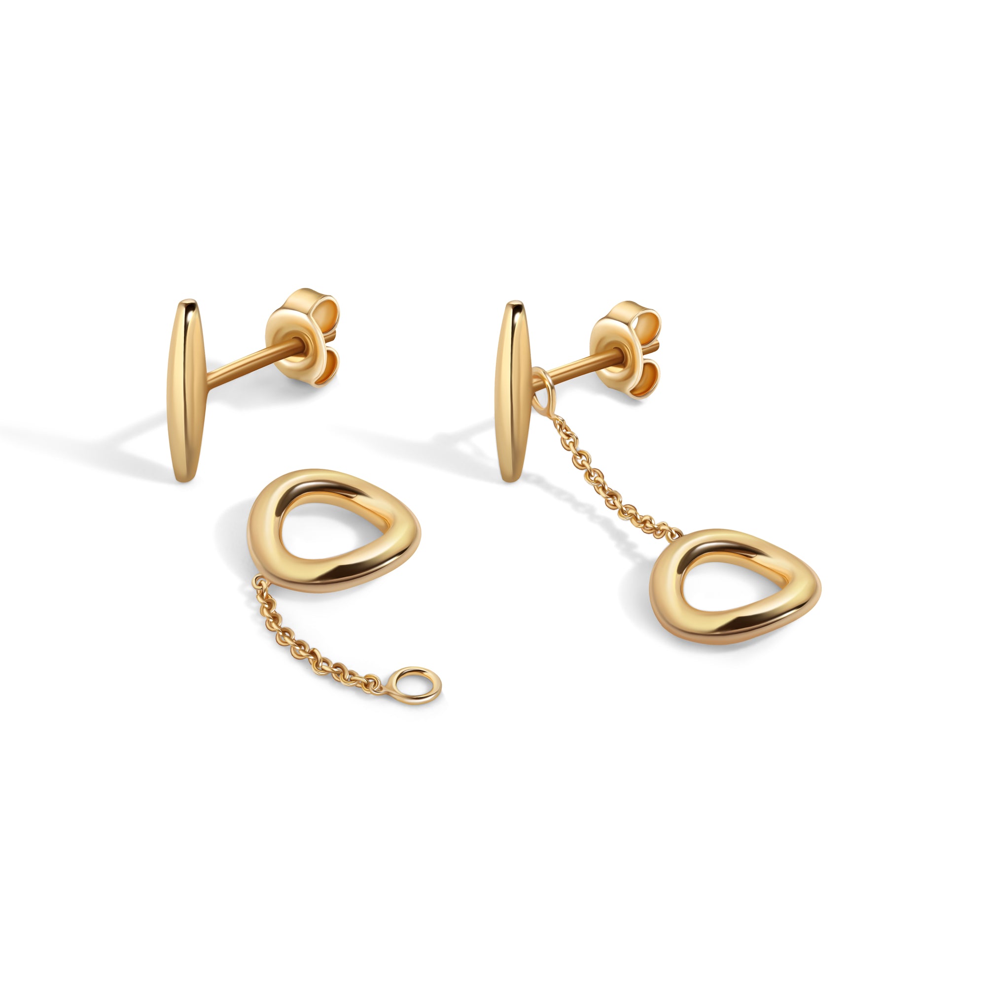 OLA 6-IN-1 EARRINGS IN 14K GOLD