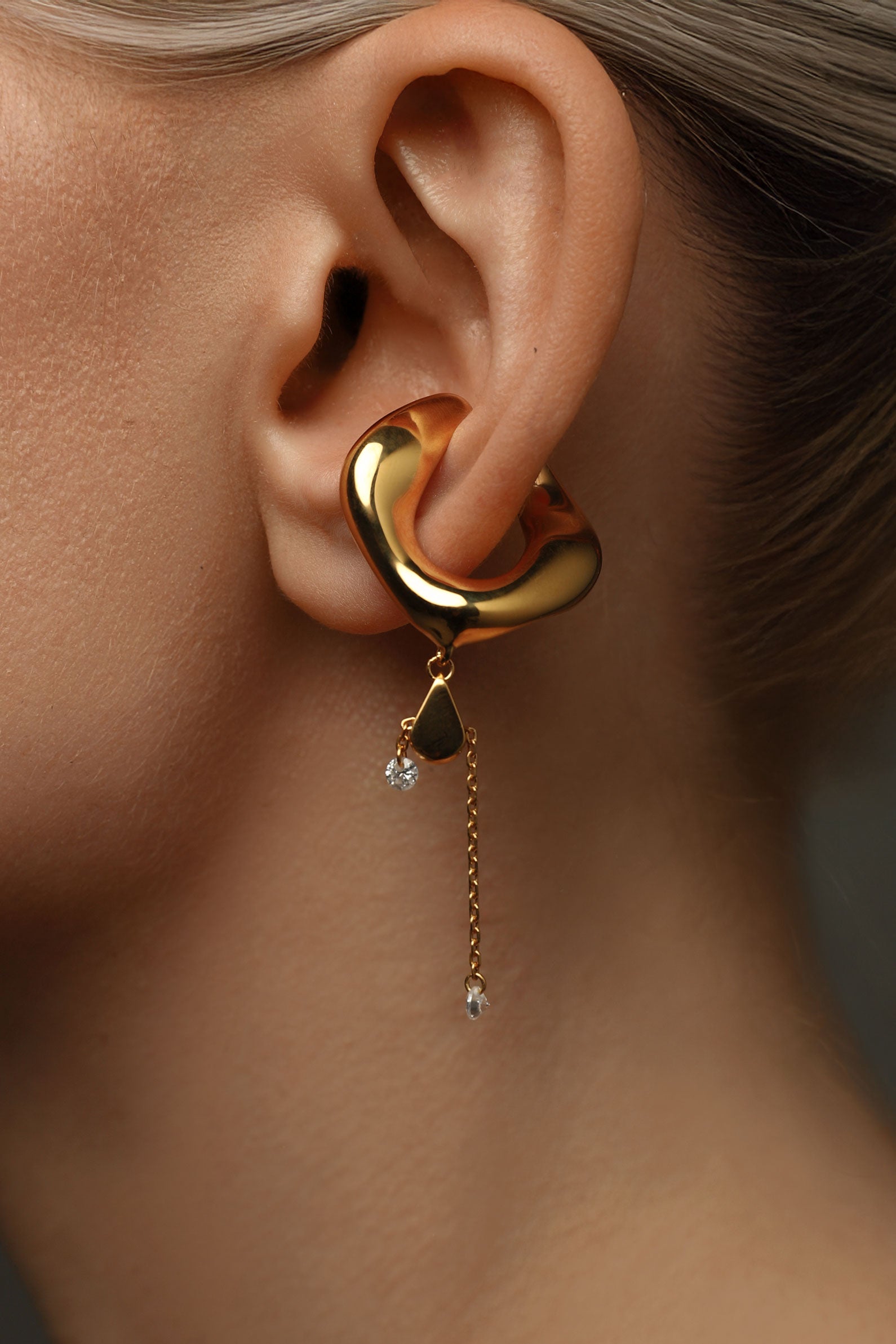 PEPITA 2-IN-1 EAR CUFF IN STERLING SILVER