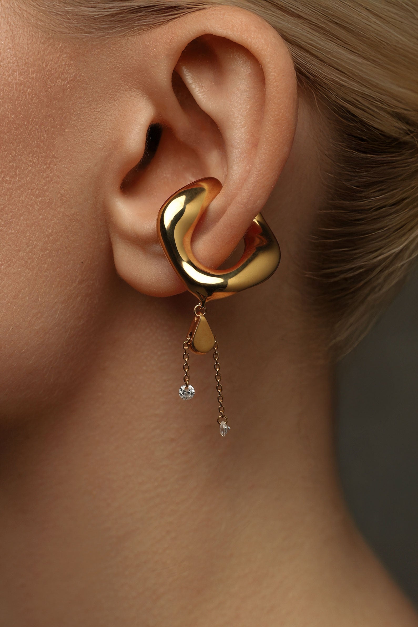 PEPITA 2-IN-1 EAR CUFF IN STERLING SILVER