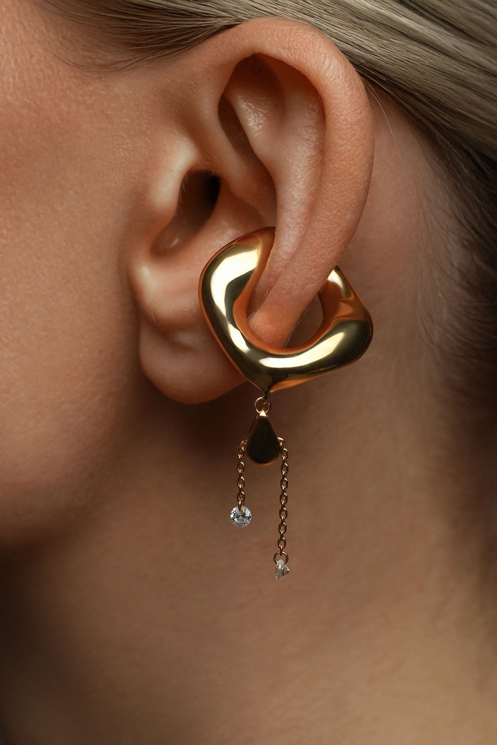 PEPITA 2-IN-1 EAR CUFF IN STERLING SILVER