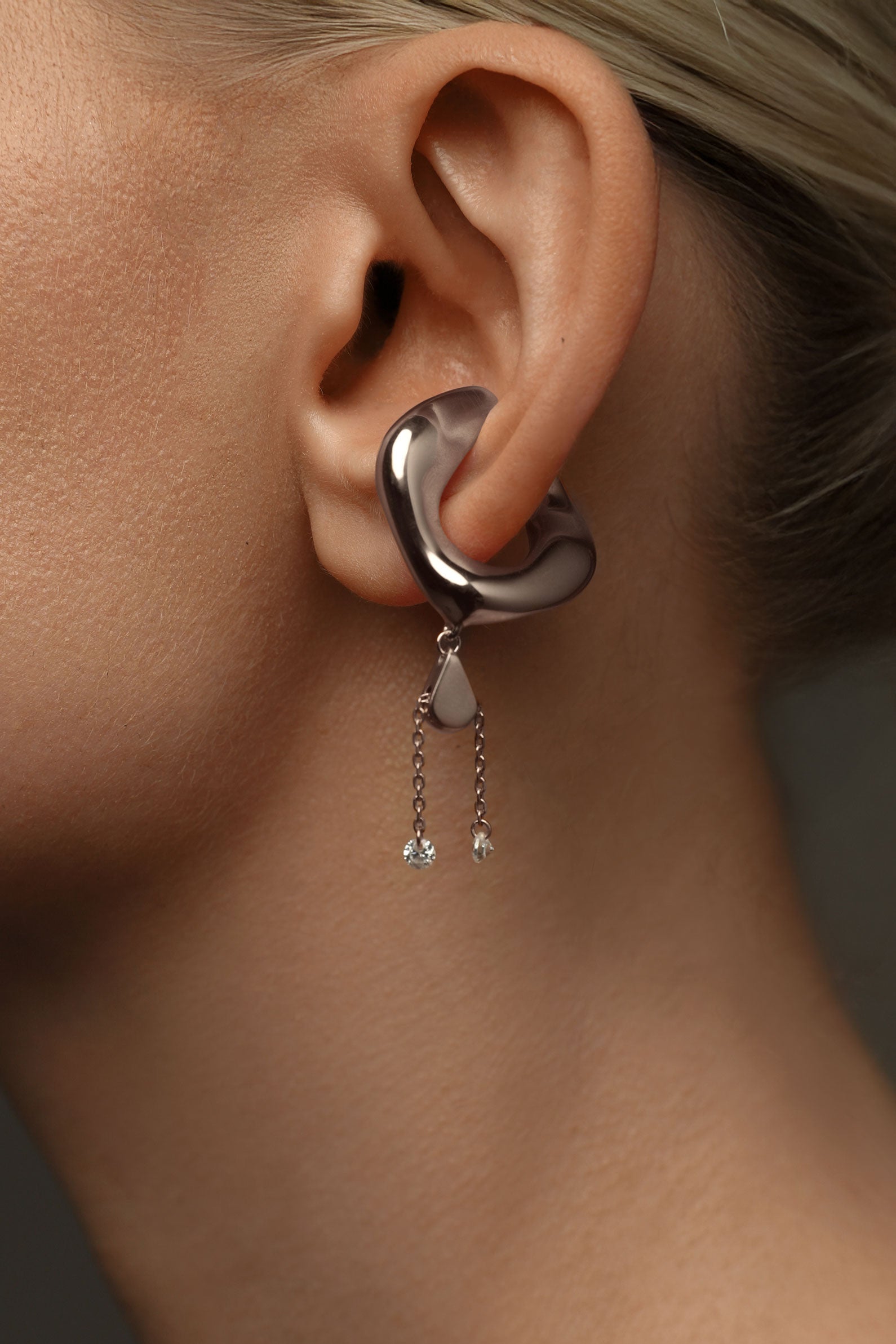 PEPITA 2-IN-1 EAR CUFF IN STERLING SILVER