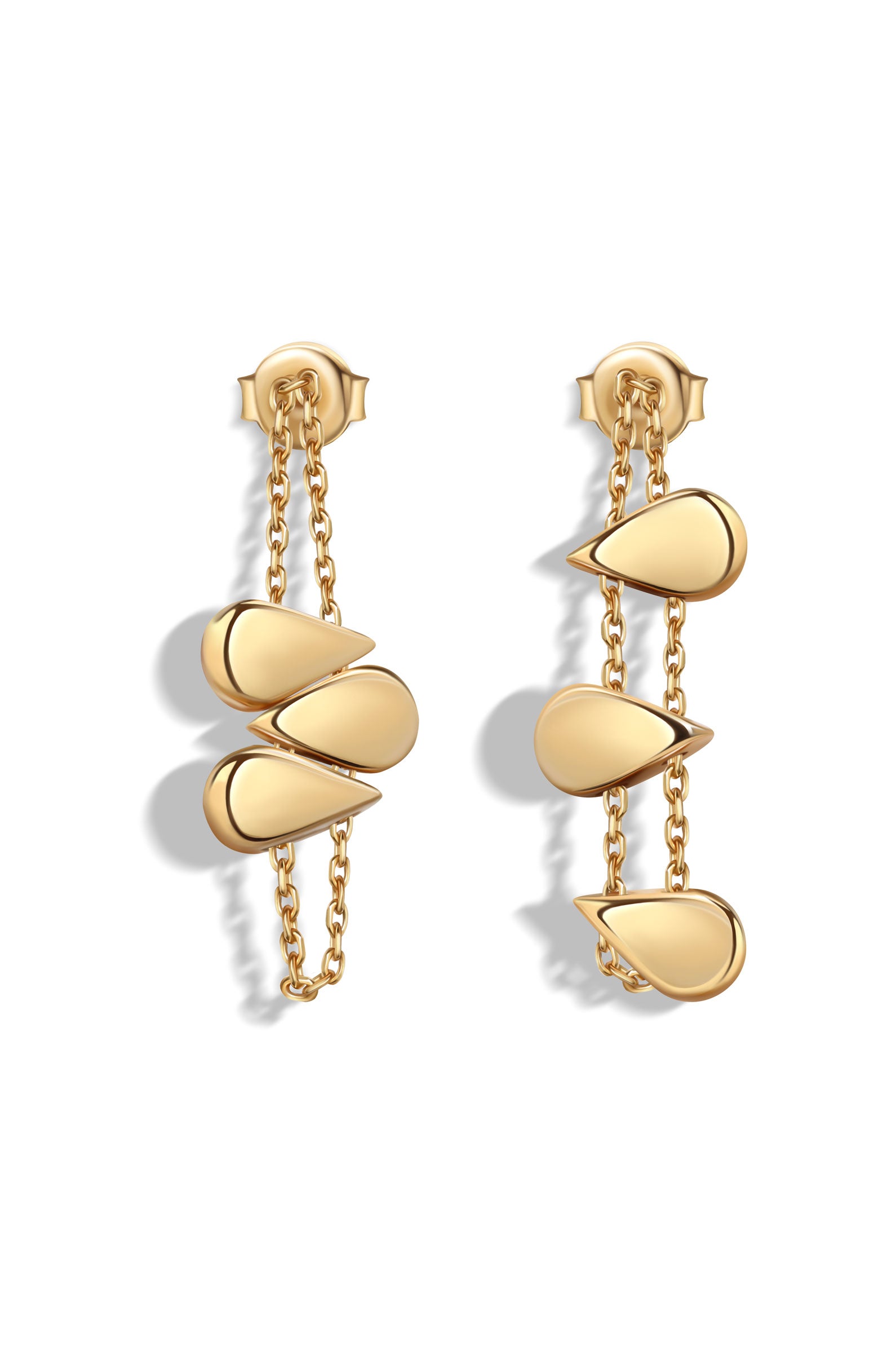 ЗОЛОТІ СЕРЕЖКИ 4-В-1 ПЕПІТА