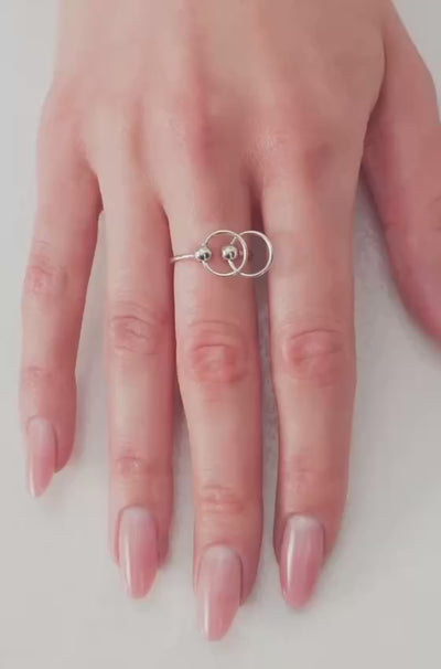 Silver Centro Chico 2-in-1 ring transformations
