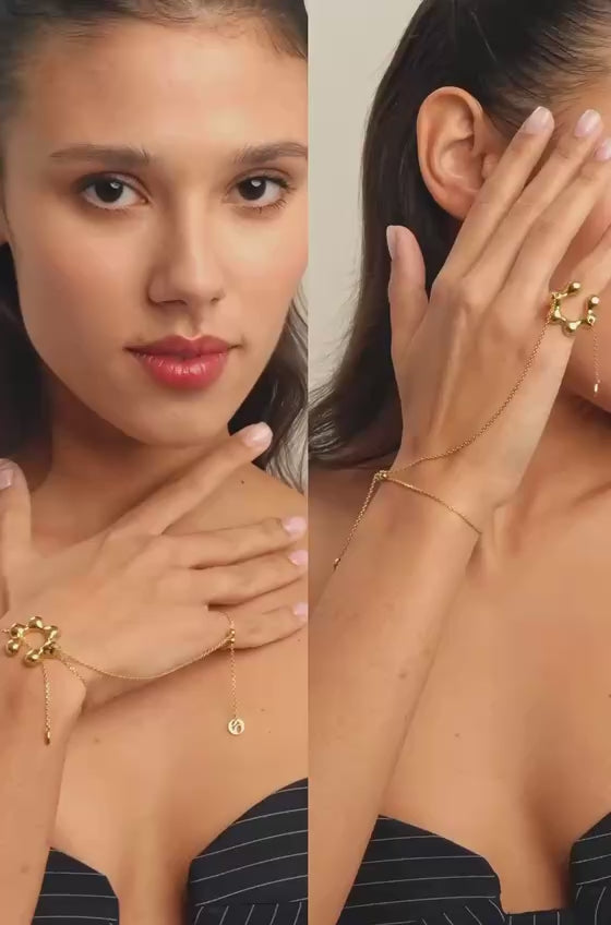 MALVA 2-IN-1 BRACELET IN 14K GOLD