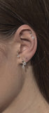 Curated ear composition with modular jewelry