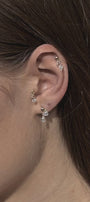 Curated ear composition with modular jewelry