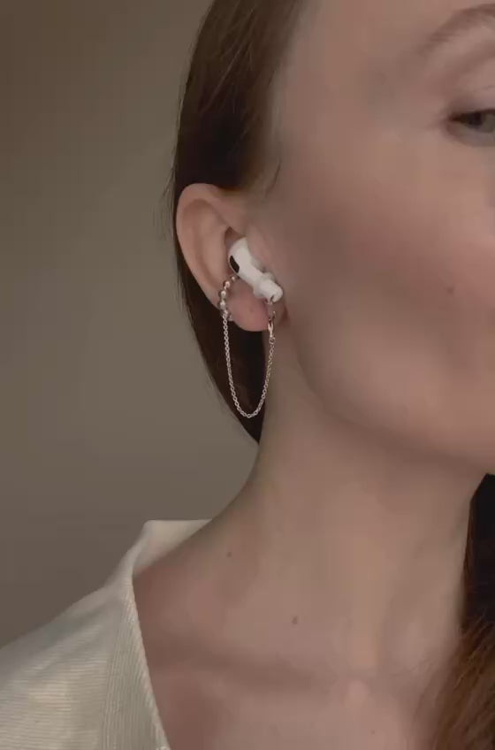 2-IN-1 EAR CUFFS FOR AIRPODS & EARRINGS IN 14K GOLD