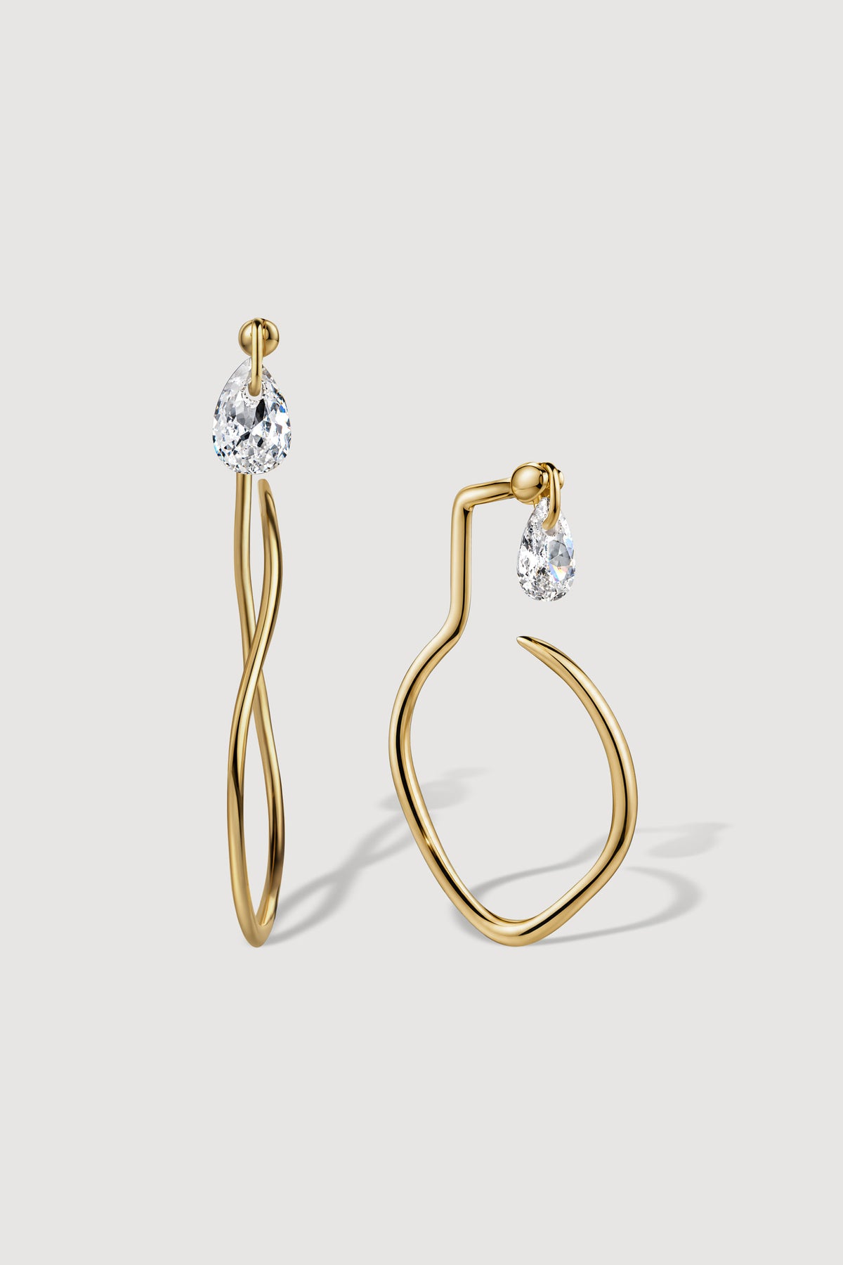 SIERPE COMBO 2-IN-1 EARRINGS IN STERLING SILVER