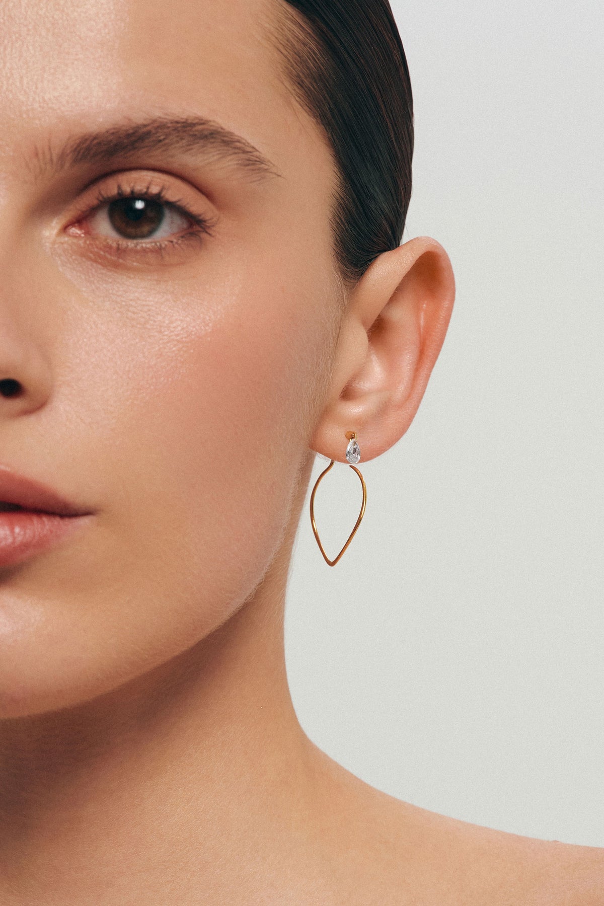 SIERPE MAXI 2-IN-1 EARRINGS IN STERLING SILVER
