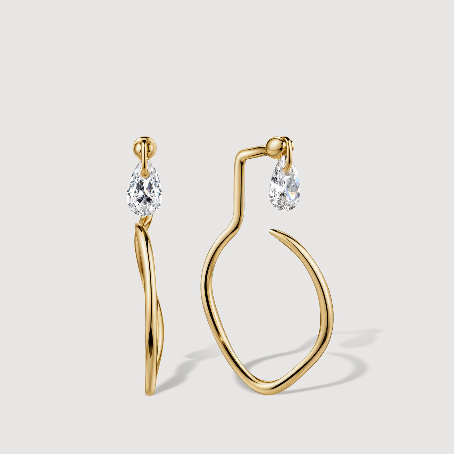 SIERPE MINI 2-IN-1 EARRINGS IN STERLING SILVER