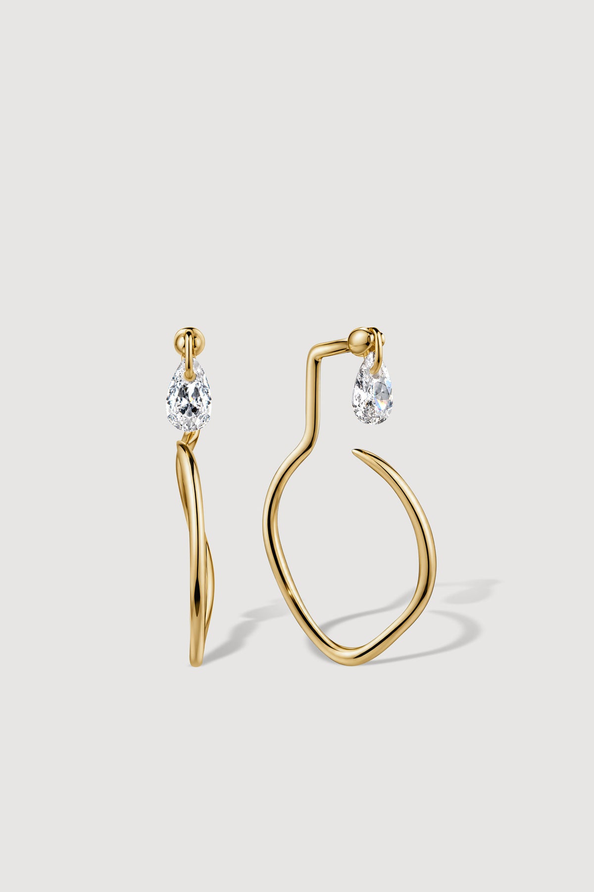 SIERPE MINI 2-IN-1 EARRINGS IN STERLING SILVER