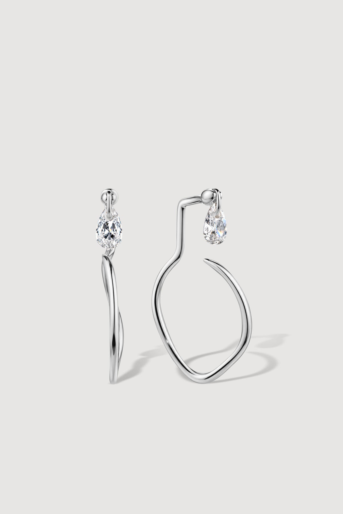 SIERPE MINI 2-IN-1 EARRINGS IN STERLING SILVER
