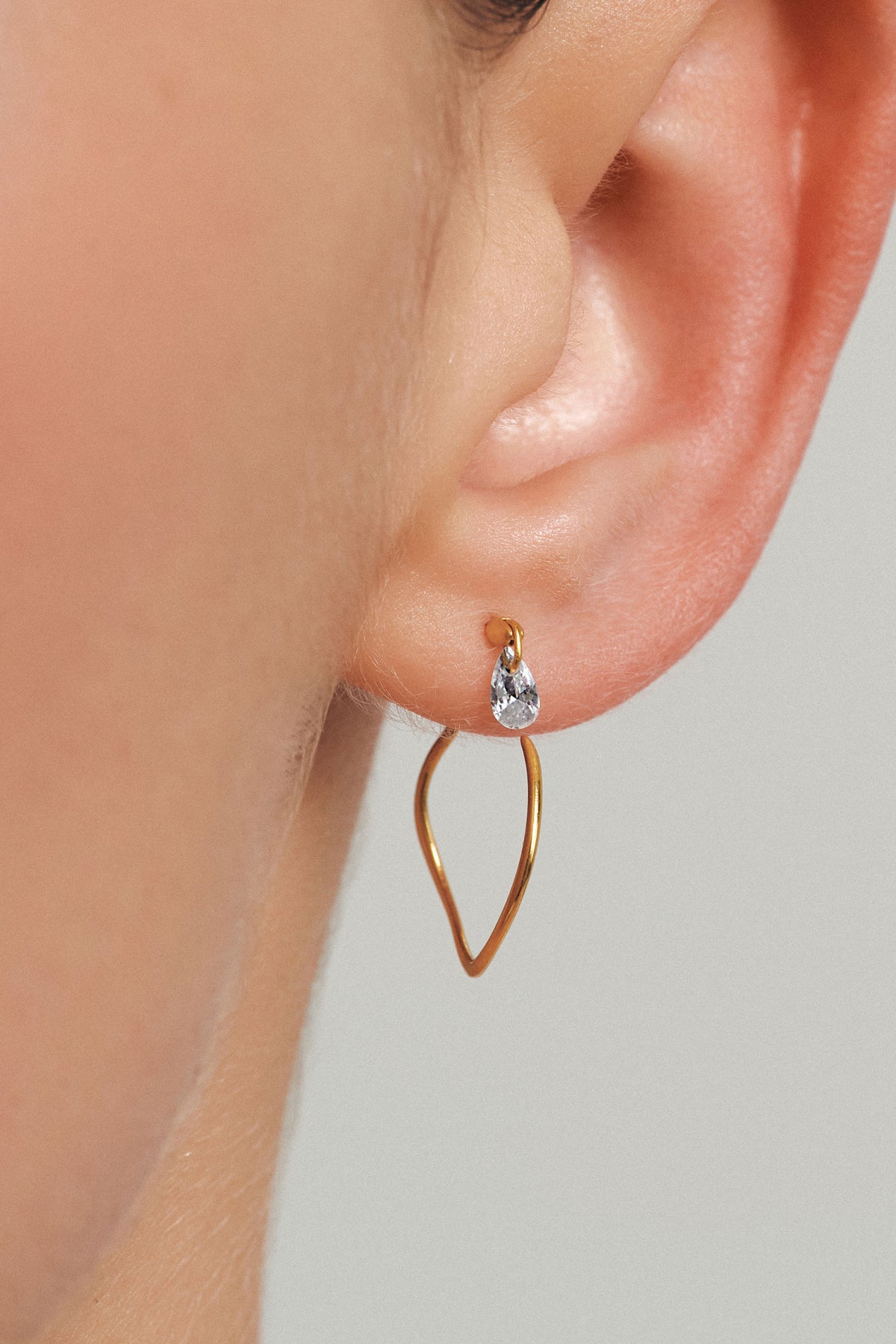 SIERPE MINI 2-IN-1 EARRINGS IN STERLING SILVER
