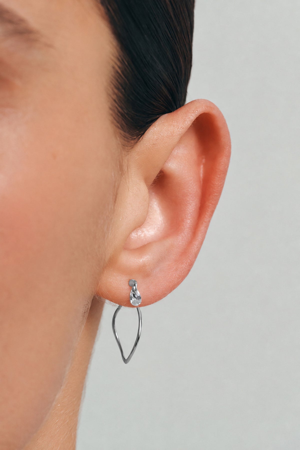 SIERPE MINI 2-IN-1 EARRINGS IN STERLING SILVER