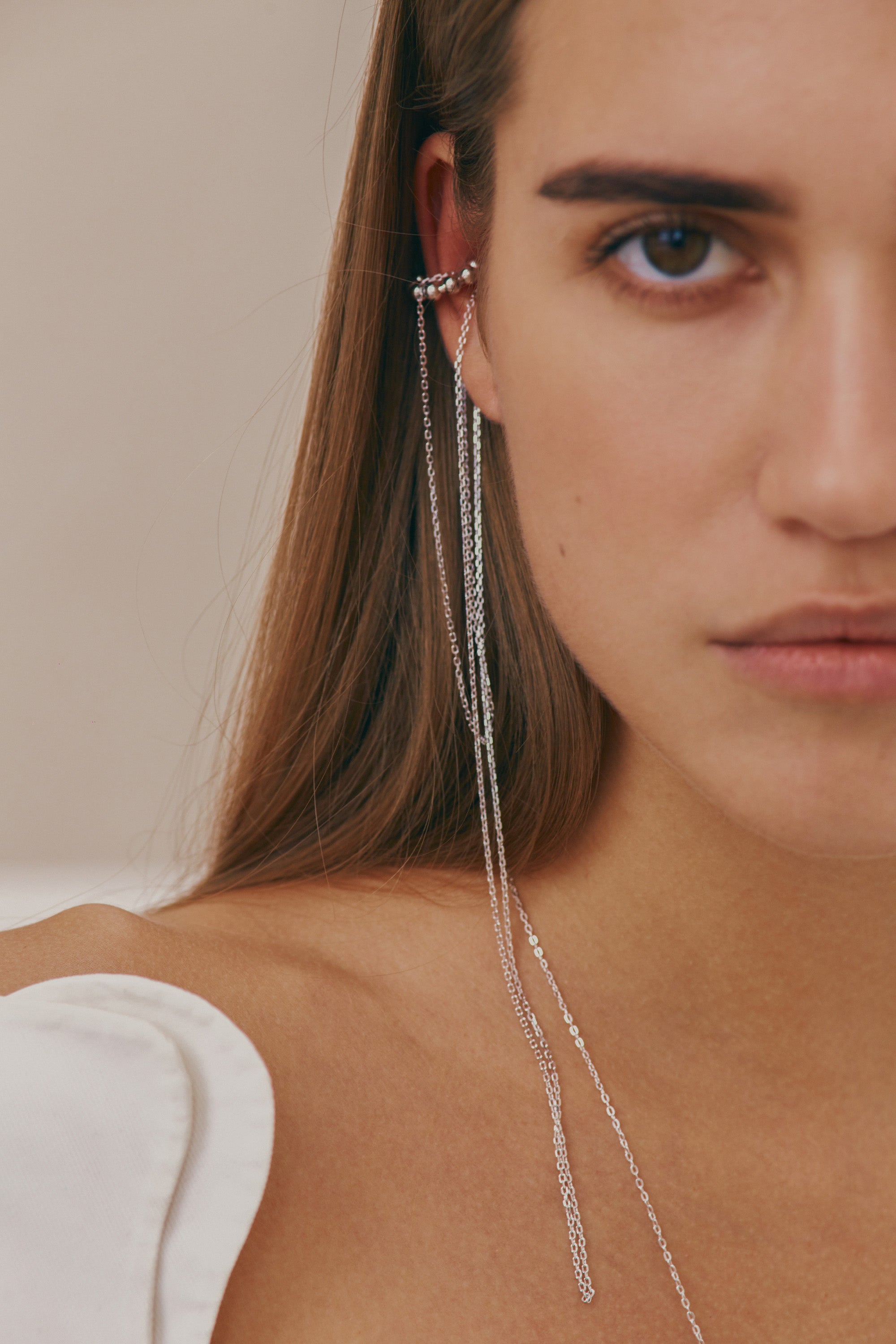 SOL 5-IN-1 CUFF-NECKLACE IN STERLING SILVER