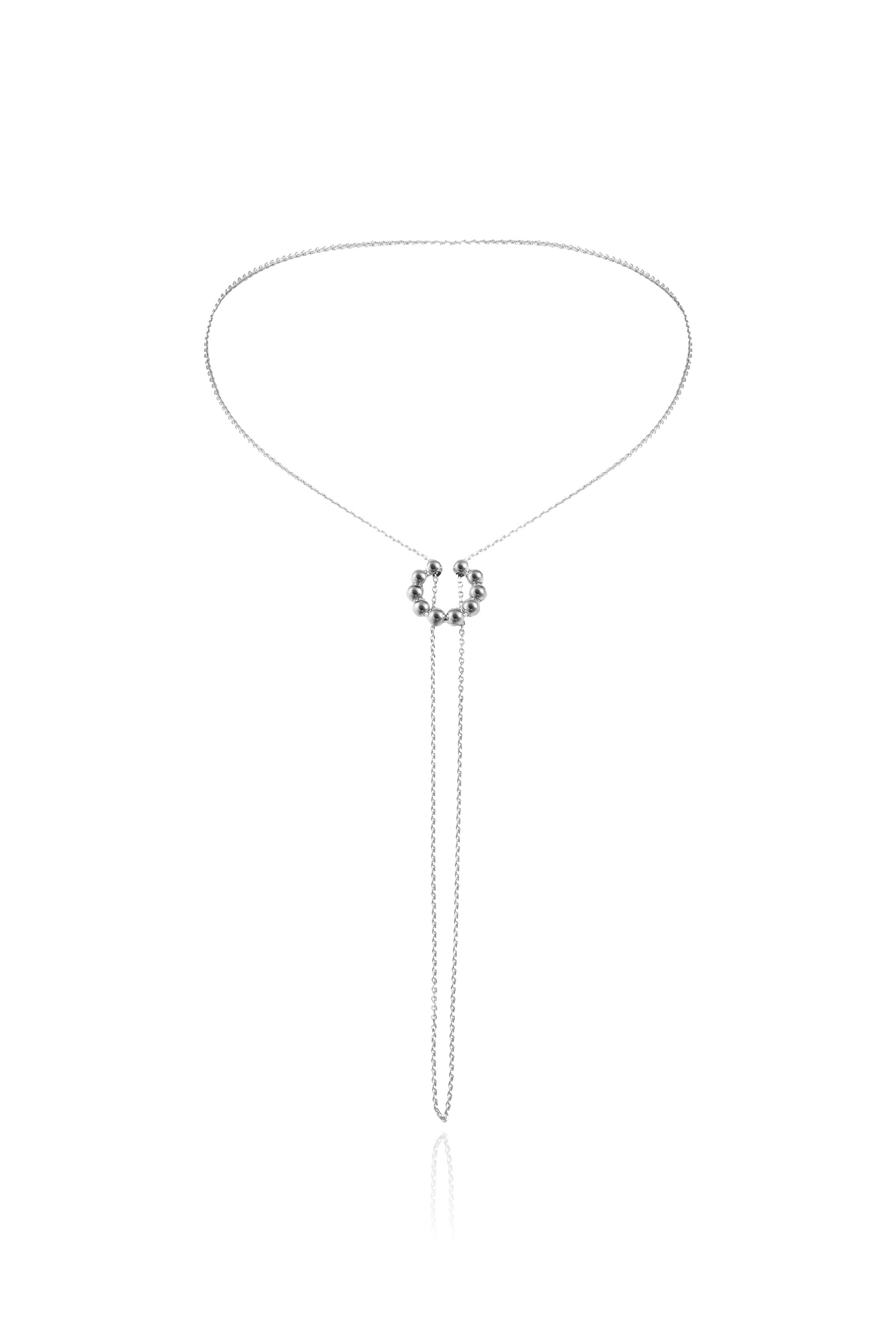 SOL 5-IN-1 CUFF-NECKLACE IN STERLING SILVER