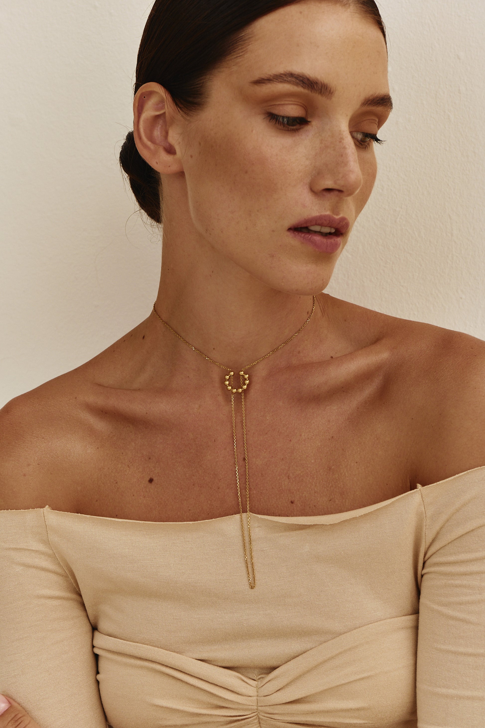 SOL 5-IN-1 CUFF-NECKLACE IN 14K GOLD