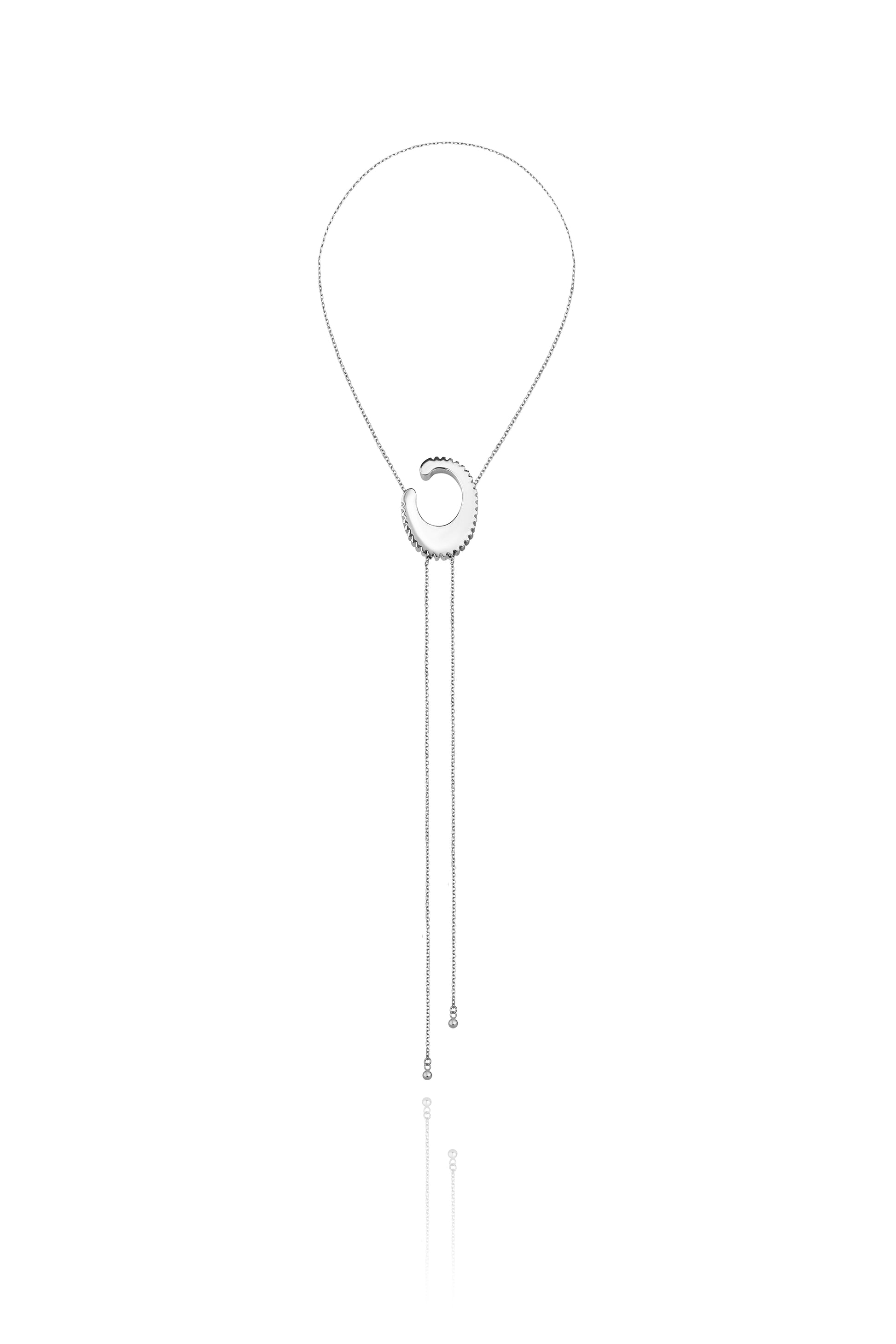 TEXTURA 14-IN-1 CUFF-NECKLACE IN STERLING SILVER