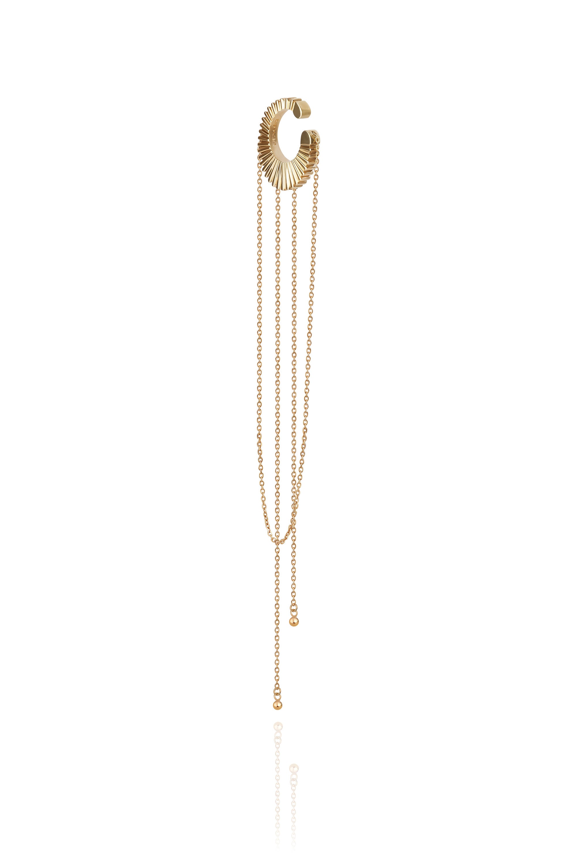 TEXTURA 14-IN-1 CUFF-NECKLACE IN 14K GOLD