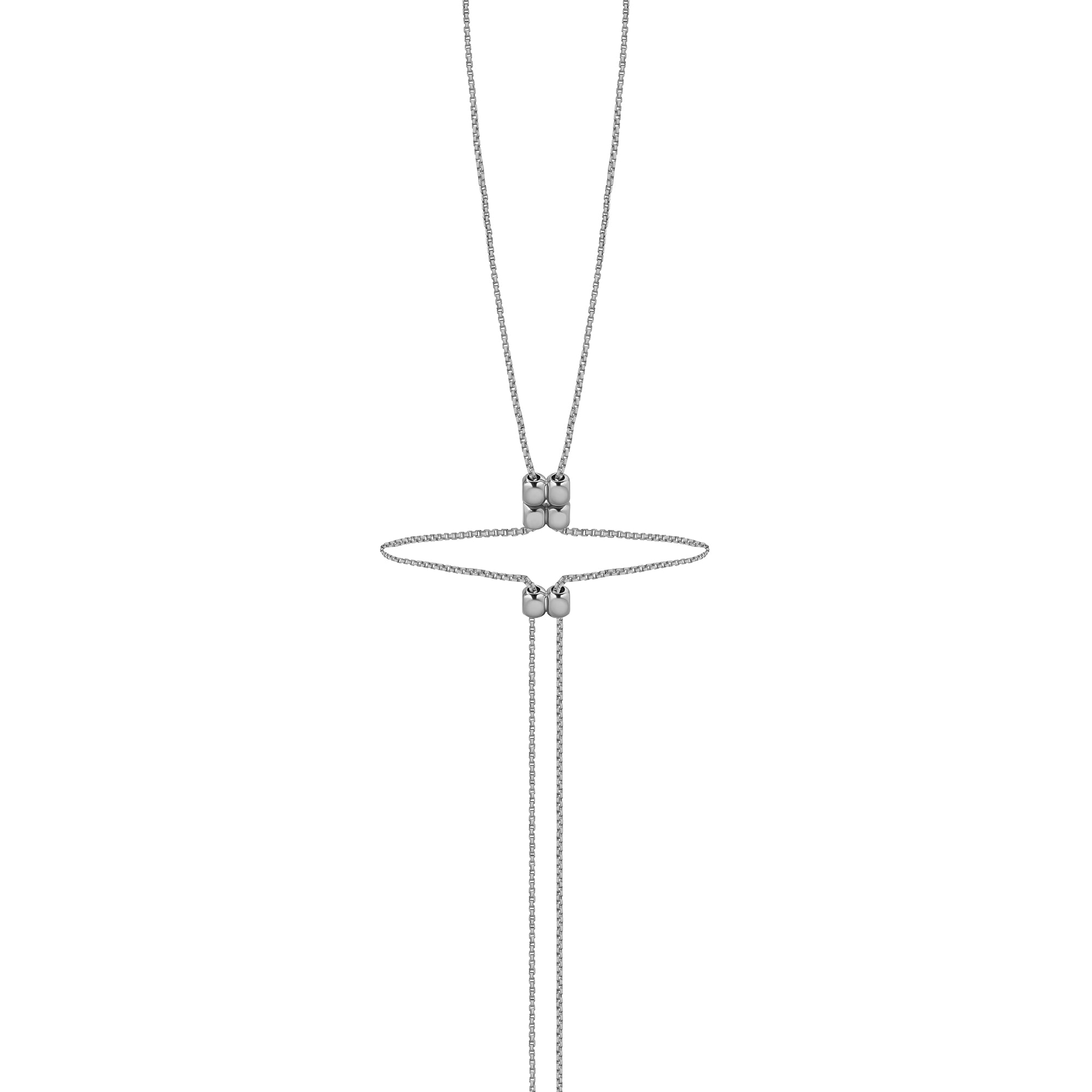 Urbe 4-in-1 bracelet in silver on a white background