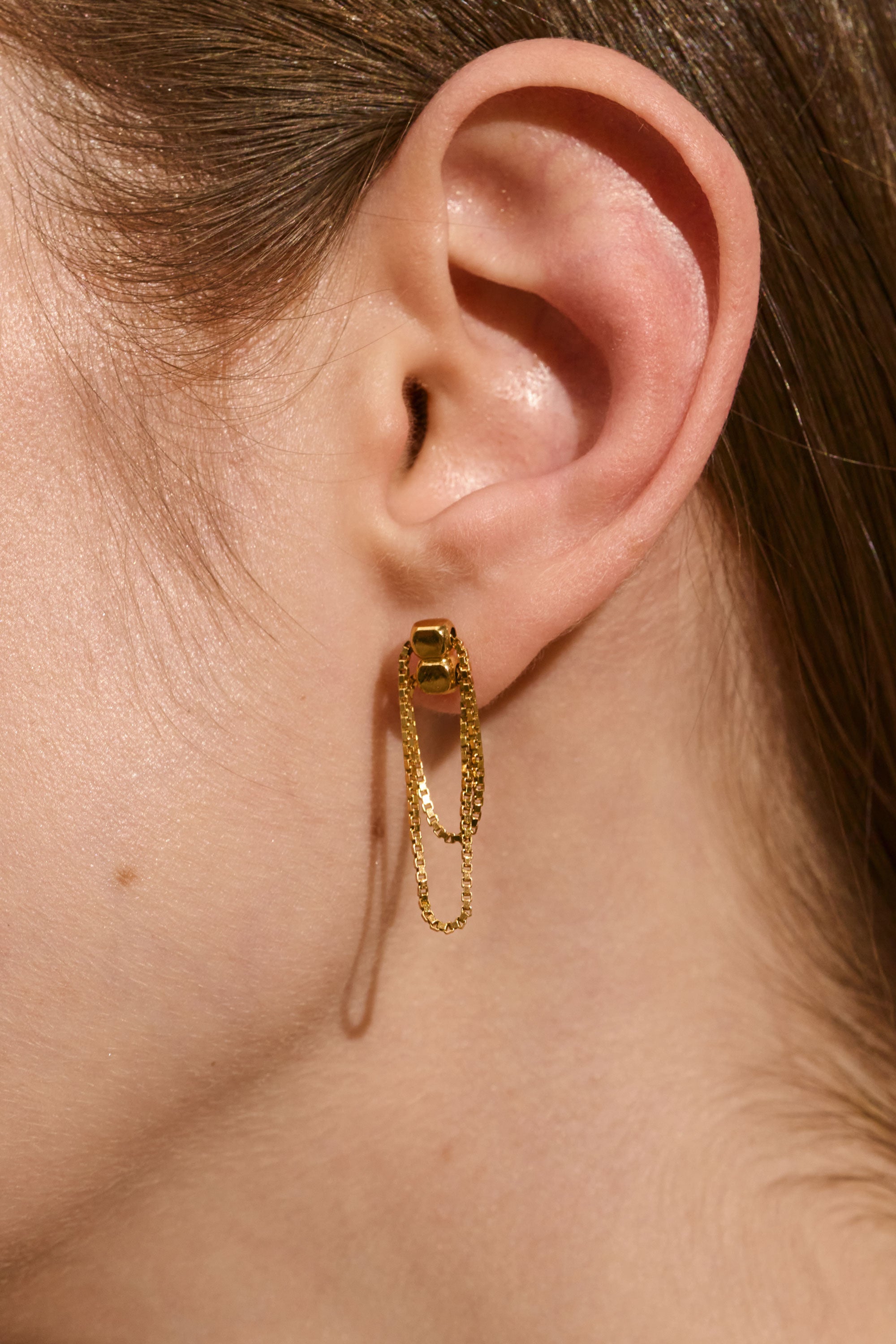 URBE 3-IN-1 EARRINGS IN STERLING SILVER