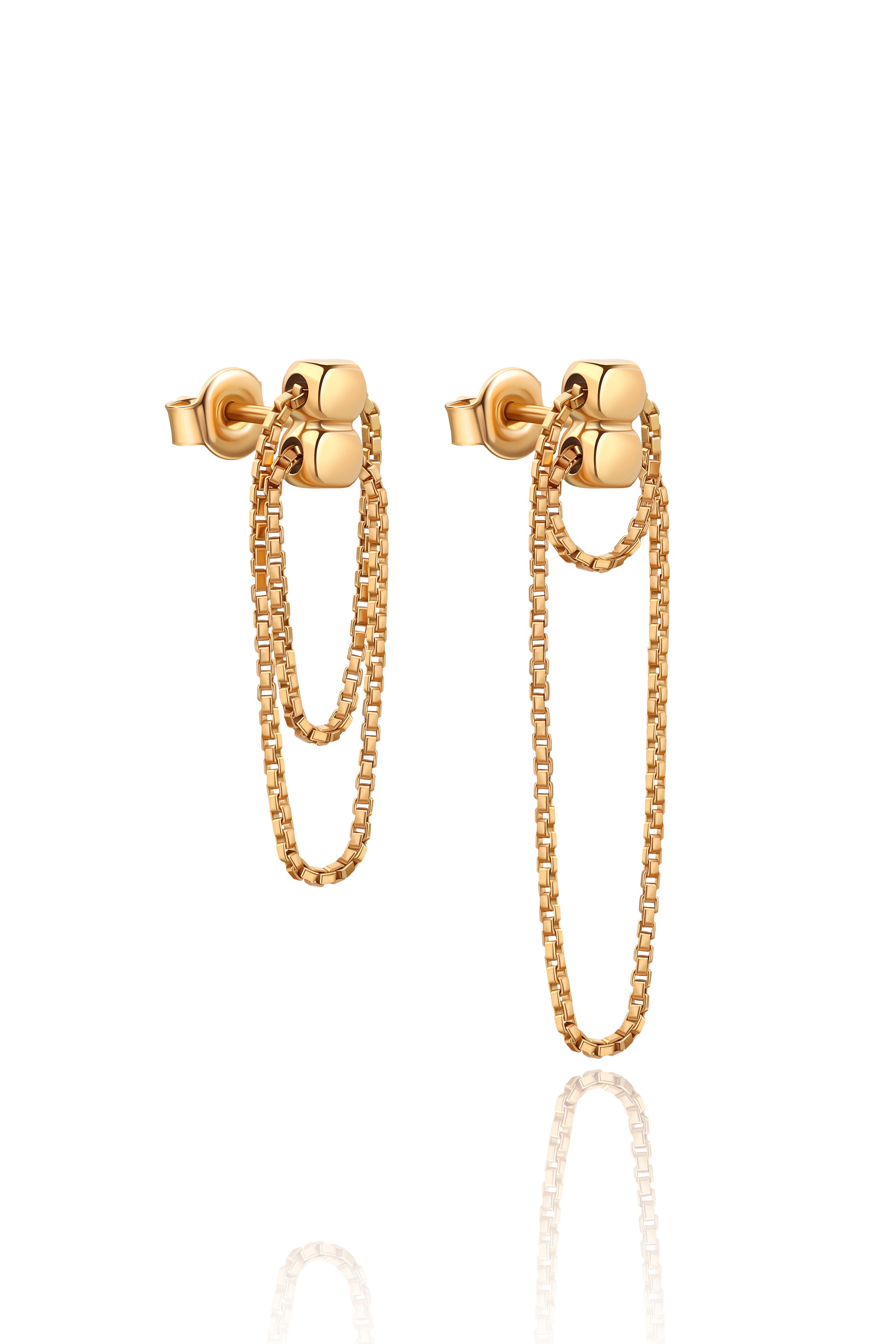 URBE 3-IN-1 EARRINGS IN STERLING SILVER
