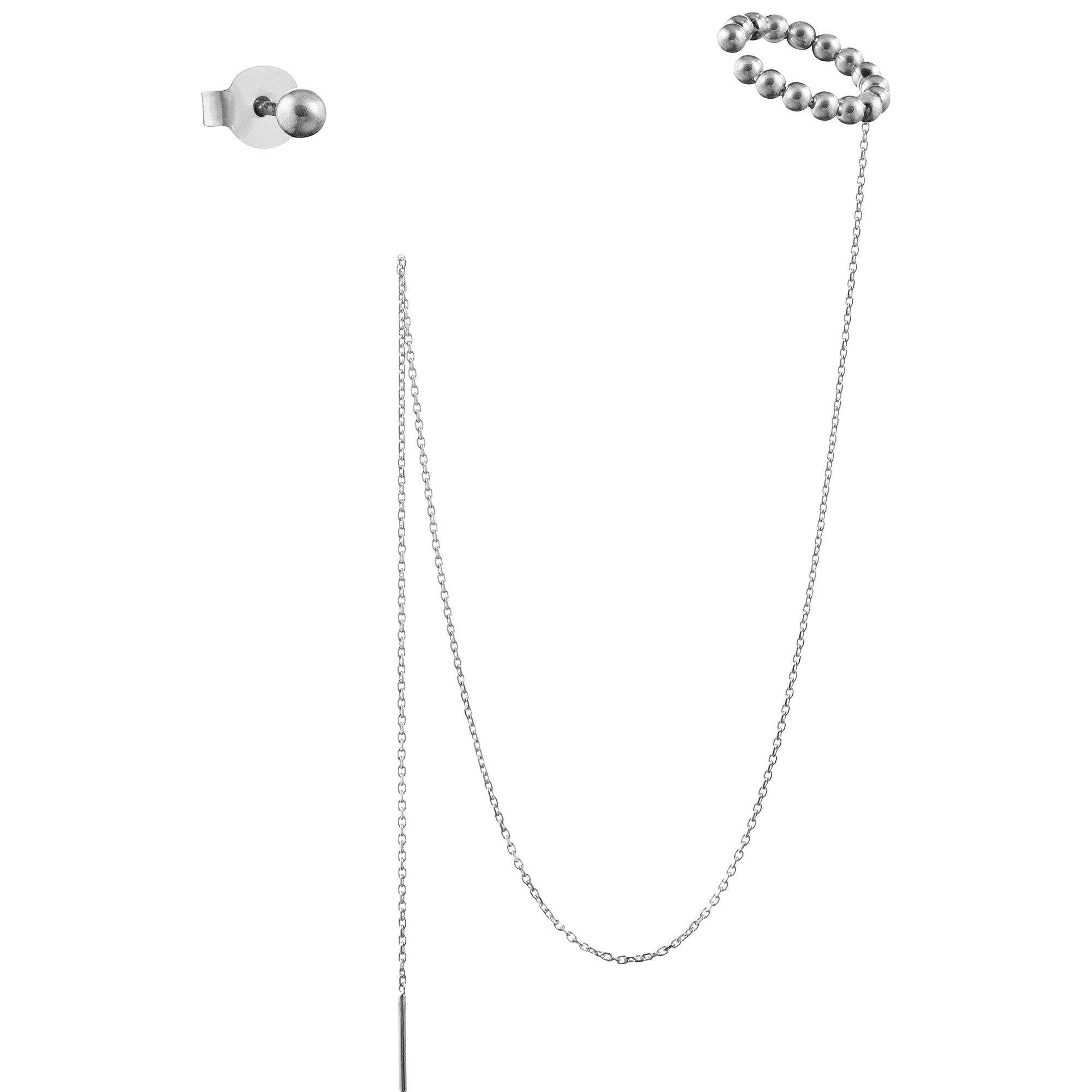 АСИМЕТРИЧНІ СЕРЕЖКИ БЕРАНО ЗІ СРІБЛА