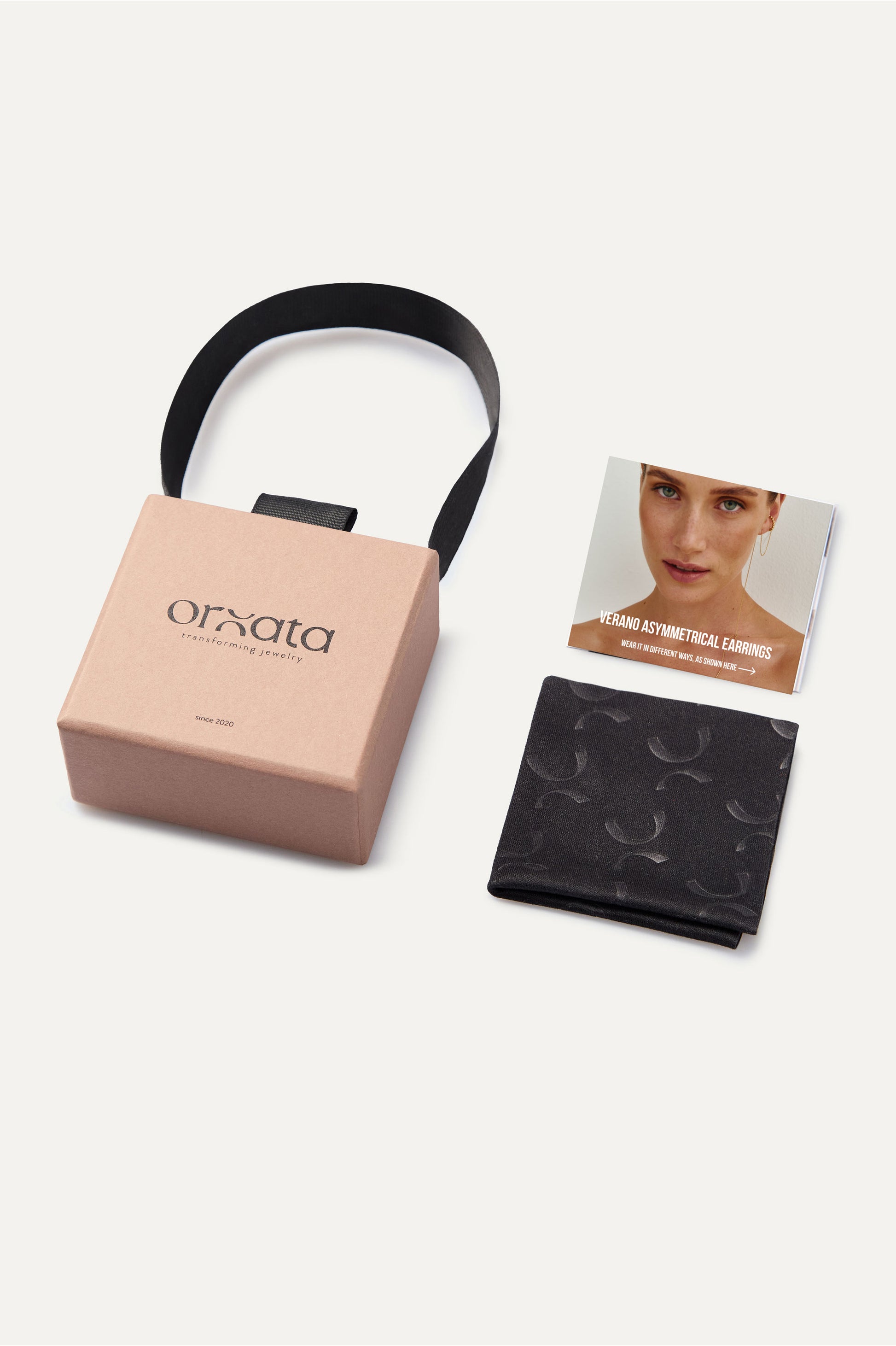 VERANO ASYMMETRICAL EARRINGS IN 14K GOLD